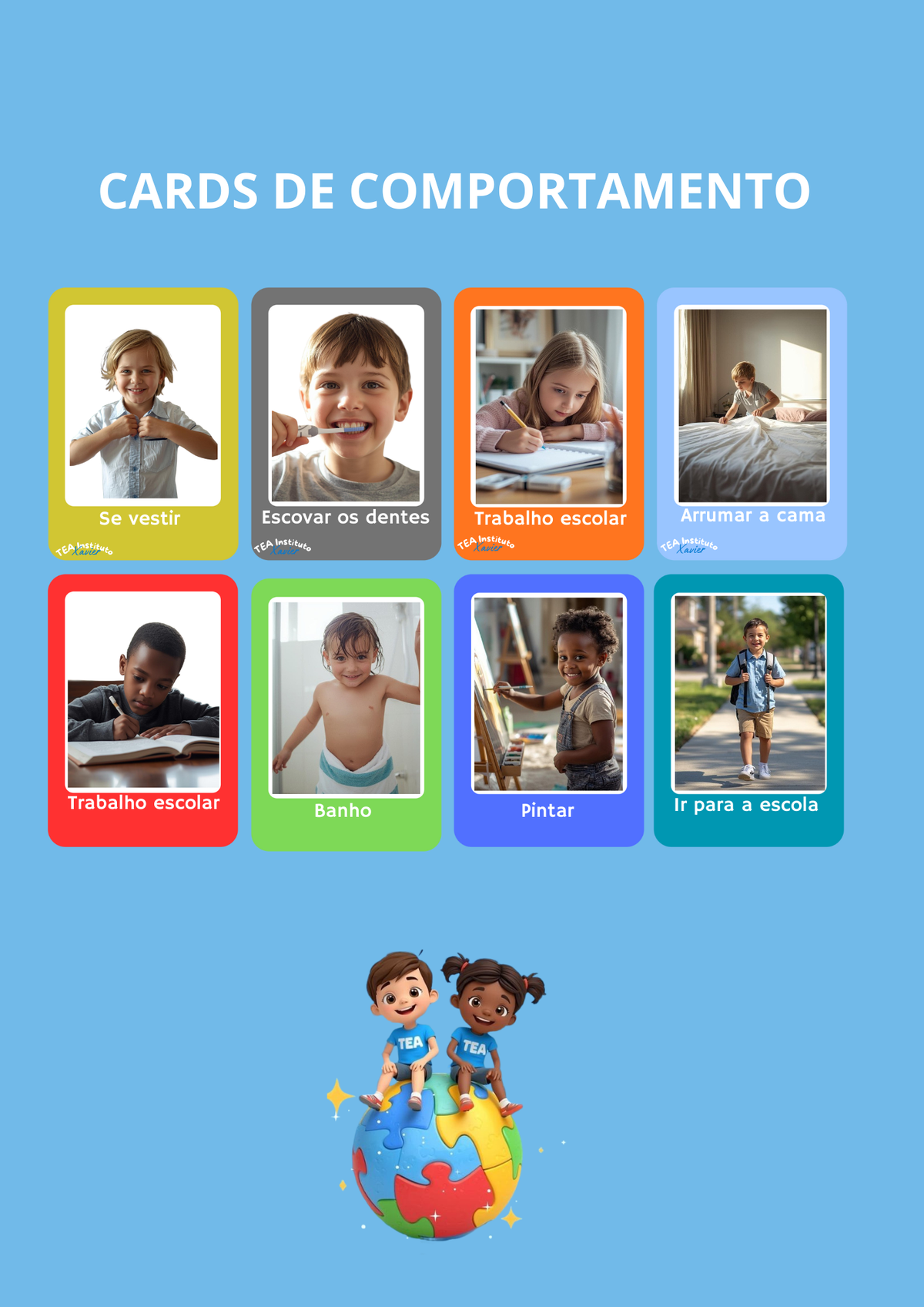 Cards de Comportamento